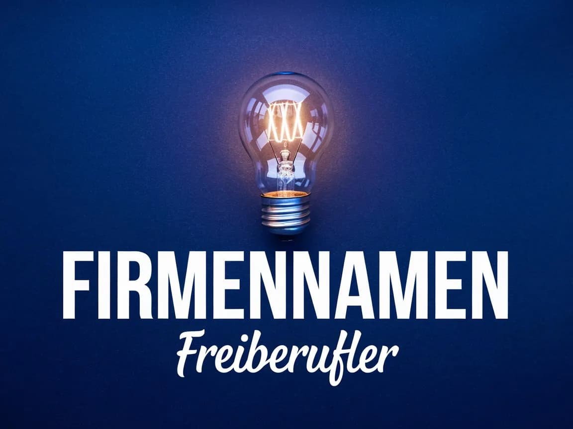 glühbirne-Firmennamen-Freiberufler